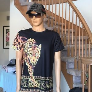 Men’s "Leopard "Shirt  Size:M/L